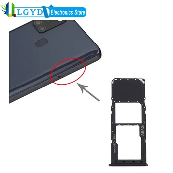 Лоток для SIM-карт + держатель лотка для карт Micro SD Замена держателя телефонной карты Samsung Galaxy A21s Запасные части