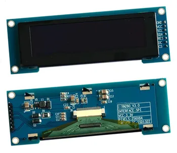 IPS 2,8-дюймовый 7-контактный SPI белый/синий/желтый OLED-экран с печатной платой SSD1322, драйвером IC 256 * 64