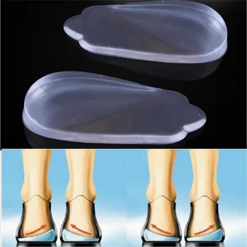 2ШТ Силиконовых стелек, Ортопедический корректор для ног X / O-типа, гелевая подушка для пятки, Ортопедические стельки, Подушечка для обуви для ухода за ногами
