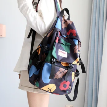 Женский рюкзак в стиле граффити, школьный рюкзак большой емкости для девочек, рюкзак для книг, дорожный рюкзак 2020 Прямая поставка