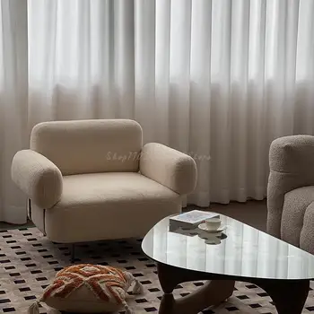 Дизайнерские стулья с поддержкой спины, Белый Подлокотник, Модные кресла для гостиной, Мягкие Предметы домашнего обихода салона Fauteuil для гостиной