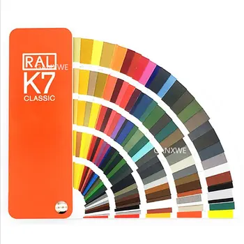 Международный стандарт RAL Общее покрытие краской для печати Цветная карта европейского стандарта Версия 2021 Lauer цветная карта K7 Немецкий