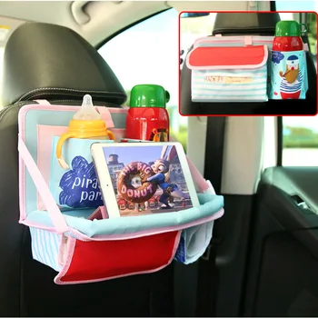 Портативная детская автомобильная подвесная корзина, сумка для хранения, Органайзер на спинке автокресла с держателем планшета, дорожная сумка для хранения, сумка для подгузников для коляски