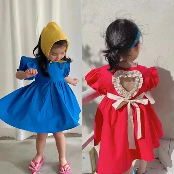 Платья принцессы для девочек LOVE DD & MM, Летняя Детская одежда, удобные платья на бретелях, модная детская одежда Vestidos