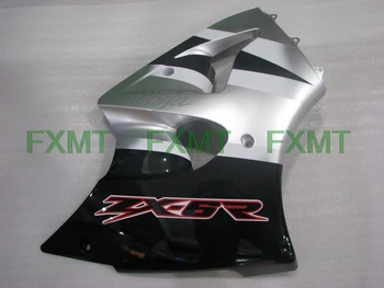 2000-2002 ZX6r 636 обвесы 02 ZX6r 636 серебристо-черный 02 636 ZX-6r обвесы для всего тела