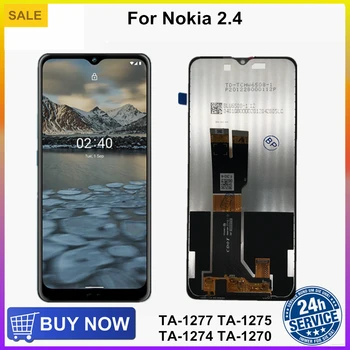 Оригинальный ЖК-дисплей Для Nokia 2.4 TA-1277 TA-1275 ЖК-дисплей С сенсорным экраном и Цифровым Преобразователем В сборе для Nokia 1.4 2.4 3.4 5.4