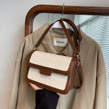 Новая женская сумка из высококачественной кожи большой емкости в стиле городской простоты Four Seasons для покупок и путешествий, модная сумка через плечо