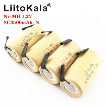 LiitoKala SC 3000mAh NI-MH 1.2V Аккумуляторная батарея с высокой скоростью разряда 10C 15C для электроинструментов Power Tool battery DIY nicke