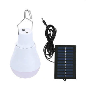Светодиодная лампа на солнечной батарее, водонепроницаемая, на открытом воздухе, 5 В, с USB-зарядкой, подвесная Аварийная Лампа на солнечном свете, Портативная, мощная, для дома в помещении