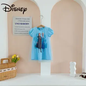 Летнее платье для девочек Disney, Новая серия мультфильмов 