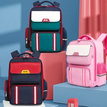 Модный универсальный детский школьный рюкзак, Высококачественный студенческий рюкзак, школьная сумка большой емкости, легкая детская сумка для хранения