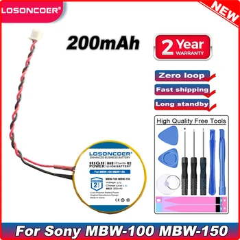 LOSONCOER 200mAh Для Sony MBW-100 MBW-150 Аккумулятор Bluetooth Watch PD2430 Батареи