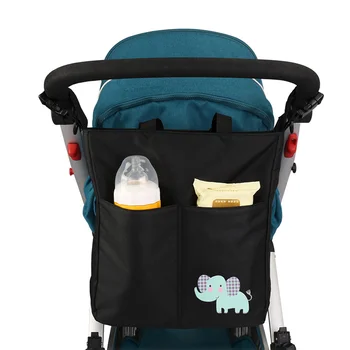 Подвесная сумка для детской коляски, многофункциональная сумка для хранения детских бутылочек большой емкости, сумка для хранения подгузников, мелочей