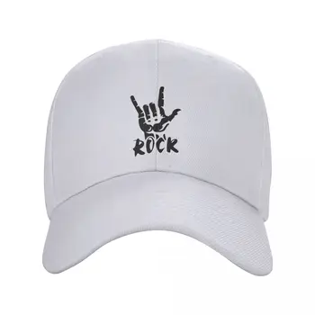 Классическая бейсбольная кепка в стиле хэви-метал-рок для мужчин и женщин, персонализированная Регулируемая унисекс-шляпа для папы, лето