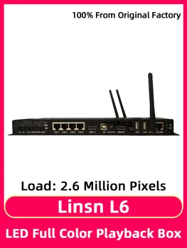 Linsn L6 Synasynchrony И Асинхронный проигрыватель Полноцветная Система управления LedVideo Box Wifi USB Поддерживает разрешение до 2,6 миллиона Пикселей