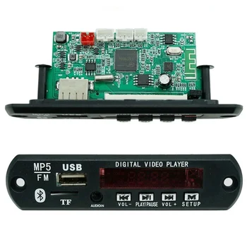 Модуль Детектора MP5 Плеера FM Bluetooth Декодеры Поддерживают USB TF MP3 WAV Декодирование Без Потерь Diy Kit Электронный Модуль Печатной платы