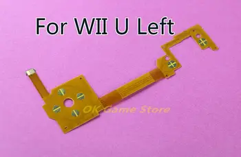 1 шт. левый и правый кабель кнопки из токопроводящей пленки для Wii U для WiiU Pad L R кнопка контроллера Гибкий кабель ленточный кабель