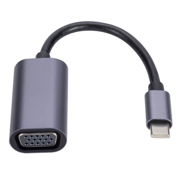Кабель-адаптер USB 3.1 Type C-VGA 4K HD 1080P USB C-VGA Видео Конвертер для MacBook Pro Air Chromebook Pixel Samsung S8 S9