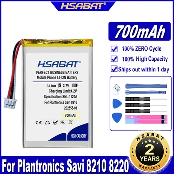 Аккумулятор HSABAT 202555-01 емкостью 700 мАч для аккумуляторов гарнитуры Plantronics Savi 8210 8220