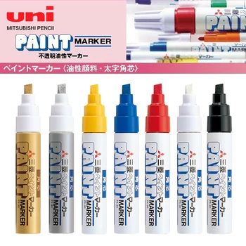 7 шт./лот Uni Paint Pen Px-30 Маркер с Толстым наконечником Мощность покрытия Водонепроницаемый быстросохнущий Подходит для гладкой поверхности Пластика Металла
