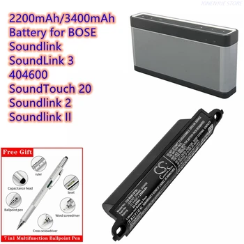Аккумулятор для динамика 11,1 В/2200 мАч/3400 мАч 330107,359495 для BOSE 404600, Soundlink, Soundlink 2, SoundLink 3, Soundlink II, SoundTouch 20