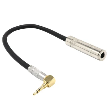 Разъем от 3,5 мм до 6,35 мм Электрический усилитель Aux Наушники Стереомикрофон Усиление сигнала Аудиокабеля