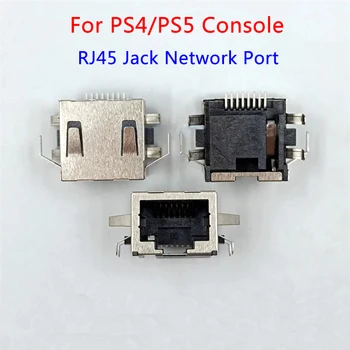 Разъем RJ45 Сетевой порт для игровой консоли PS5 Сетевые интерфейсные карты для PS4 8-контактный разъем для подключения проводов
