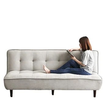 Тканевый диван Wyj Nordic Для маленьких апартаментов, Складной диван-кровать, Гостиная, двухместный диван двойного назначения