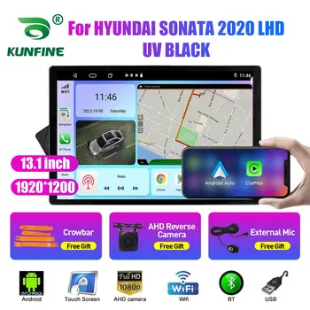 13,1-дюймовое автомобильное радио для HYUNDAI SONATA 2020 LHD UV Автомобильный DVD GPS Навигация Стерео Carplay 2 Din Центральный мультимедийный Android Auto