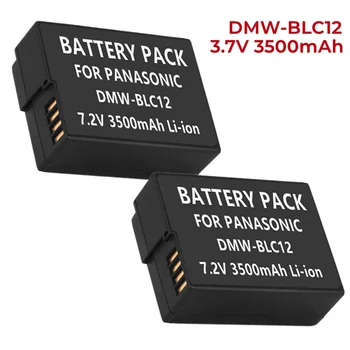 1-5 пакетов емкостью 3,5 Ач, совместимых с аккумуляторами Panasonic DMW-BLC12, DMW-BLC12E, DMW-BLC12PP и Panasonic Lumix DMC-G85, DMC-FZ200, DMC-FZ1000