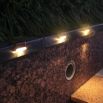 Высококачественная Светодиодная Солнечная лампа Для украшения внутреннего дворика, лестничного ограждения, ступенчатого светильника, украшения для внутреннего дворика в саду, 2023 Night Light Hot