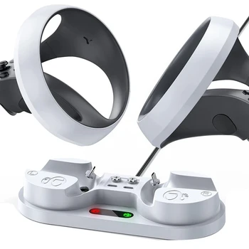 Подставка для зарядки игрового контроллера PS5 Для PS VR2 Sense, подставка для зарядки игрового контроллера VR, док-станция для зарядки