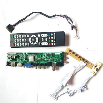 Для B173HW02 V.0/V.1 1920*1080 HDMI-Совместимый VGA USB TV 3663 DVB цифровой сигнал LVDS 40-Контактный универсальный ЖК-контроллер  