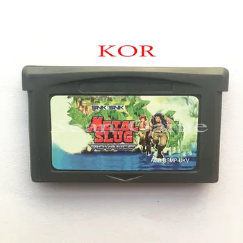 32-разрядная карта картриджа для портативной консоли KOR для видеоигр, версия с металлической пулей, первая коллекция