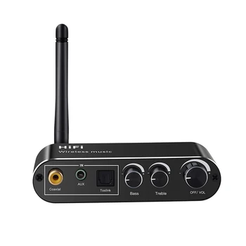 Цифроаналоговый Аудиопреобразователь DAC Spdif с Оптическим Коаксиальным сигналом в 3,5 ММ AUX Усилитель-Декодер Bluetooth-Совместимого Приемника