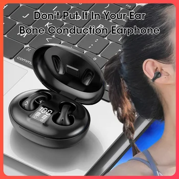Наушники Bluetooth 5.3 Беспроводные Спортивные Наушники Серьга HiFi Bass Ear Clip TWS Наушники Игровая Гарнитура PK Ambie Sound Earcuffs