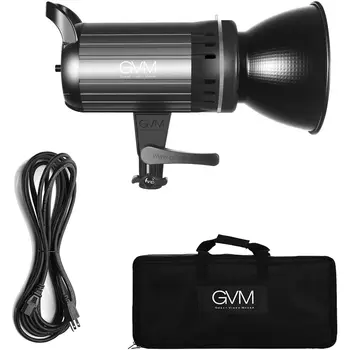 GVM G100W Двухцветный светильник для видео, освещение для профессиональной фотосъемки, Фотолампы, светильники, Освещение для съемки в фотостудии