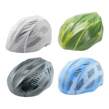 Эластичный велосипедный шлем Водонепроницаемый чехол Велоспорт MTB Дорожный велосипедный шлем Непромокаемый чехол Защита горного велосипеда от дождя Чехол для шляпы