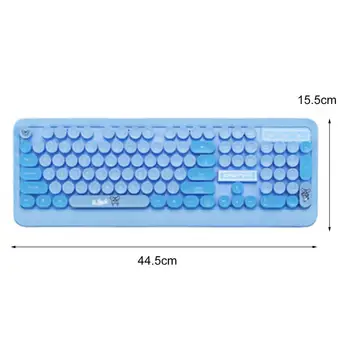 USB Клавиатура мышь Беспроводные комбинации для настольного ноутбука 2.4 G Беспроводная цифровая клавиатура для девочек и