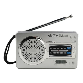 AM FM Карманный радиоплеер двухдиапазонный Hi-Fi Мини Elder Radio Музыкальный плеер с батарейным питанием Elder Radio Разъем 3,5 мм Встроенный динамик
