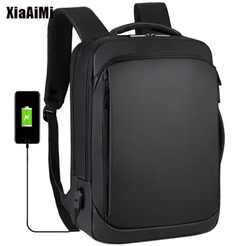 Сумки для ноутбуков для мужчин, мужской рюкзак с USB-разъемом, сумка для женщин, ноутбуки, бизнес-среда, Bolsas, Рюкзаки для школьников
