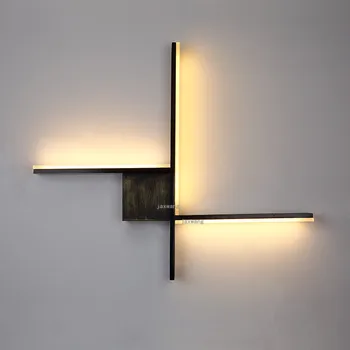 Скандинавский минималистичный светодиодный настенный светильник из массива дерева, Настенные светильники для гостиной, бра для домашнего внутреннего освещения, настенные светильники