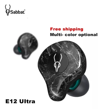 Sabbat E12 Ультра беспроводные наушники Bluetooth Наушники Hi-Fi стерео спортивные наушники IPX5 TWS наушники BT 5.2 Aptx