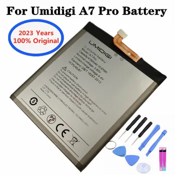 2023 года Оригинальный Аккумулятор UMI A 7 Pro 4150 мАч Для Umidigi A7 Pro A7Pro Замена Аккумулятора Телефона Bateria Batteries + Инструменты