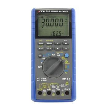 Цифровой мультиметр VICTOR 79A RTS 2 В 1 4-20 мА Выходной сигнал Мультиметра Источник технологического сигнала 100 кГц RTD RSKEJTNB Cu50 Pt100