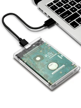 Коробки для жестких дисков USB 3.0 2,5-дюймовый Жесткий ДИСК SSD Shell SATA Корпус Коробки Для жестких дисков Универсальный Чехол Для жесткого диска Кабель 5 Гбит/с Поддержка UASP 2 ТБ