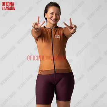 Женский велосипедный костюм ODA с длинным рукавом, женский костюм для занятий спортом на открытом воздухе, дорожное снаряжение, изготовленный на заказ костюм для гонок велосипедной команды, комбинезон