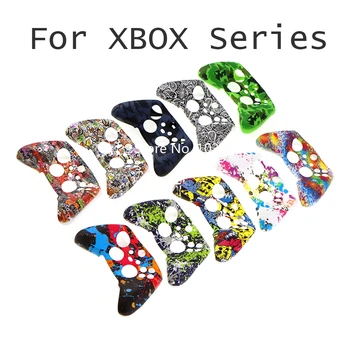 10 шт. Мягкий силиконовый чехол для контроллера Xbox серии X S с водоотталкивающей печатью, защитная кожа, силиконовый чехол для XBox s x