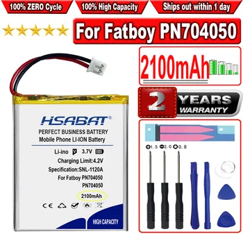 Аккумулятор HSABAT 2100 мАч для Fatboy PN704050