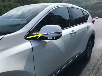 Автомобильный Стиль Крышка Зеркала Заднего Вида Крышка Зеркала Заднего Вида Накладка Защитная Полоса Украшения Аксессуары Для Honda CRV CR-V 2017-2021